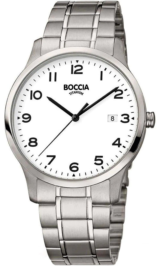 Herrenuhr Allergikerfreundlich - Boccia Modell: 3620-01