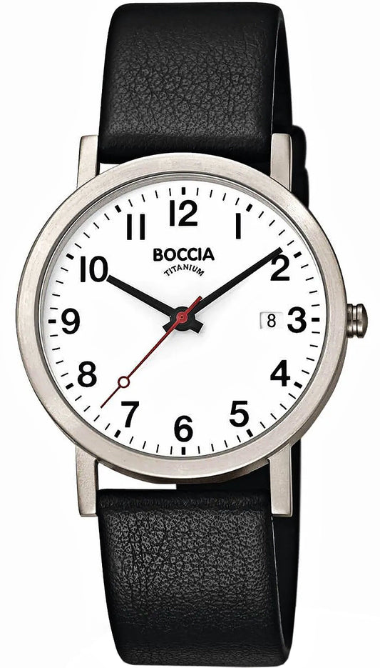Herrenuhr Allergikerfreundlich - Boccia Modell: 3622-03