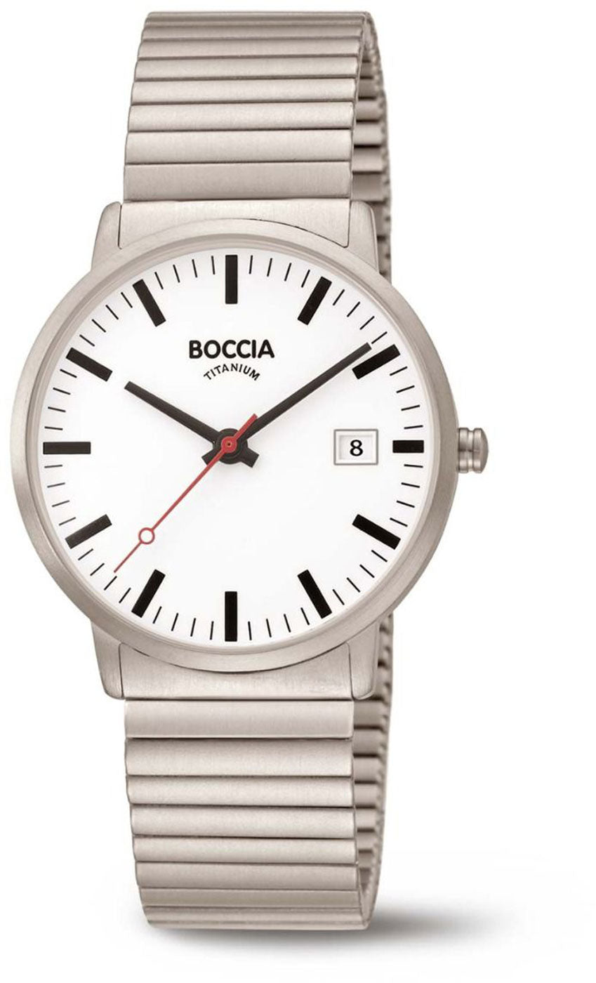 Boccia 3622-04 Herren Uhr • Reintitan • Zugband