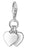 Charm Anhänger zwei Herzen - 925 Sterlingsilber