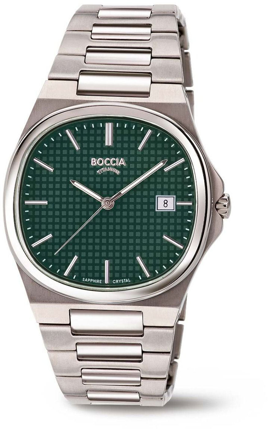 Boccia 3657-03 Herren Uhr • Reines Titan • Saphirglas