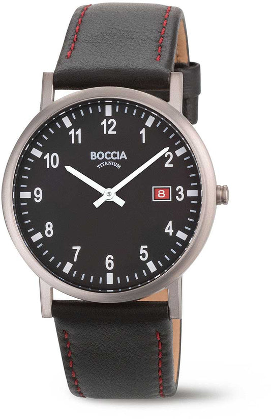 Boccia 3619-01 Herren Uhr • Leicht • Hautfreundlich