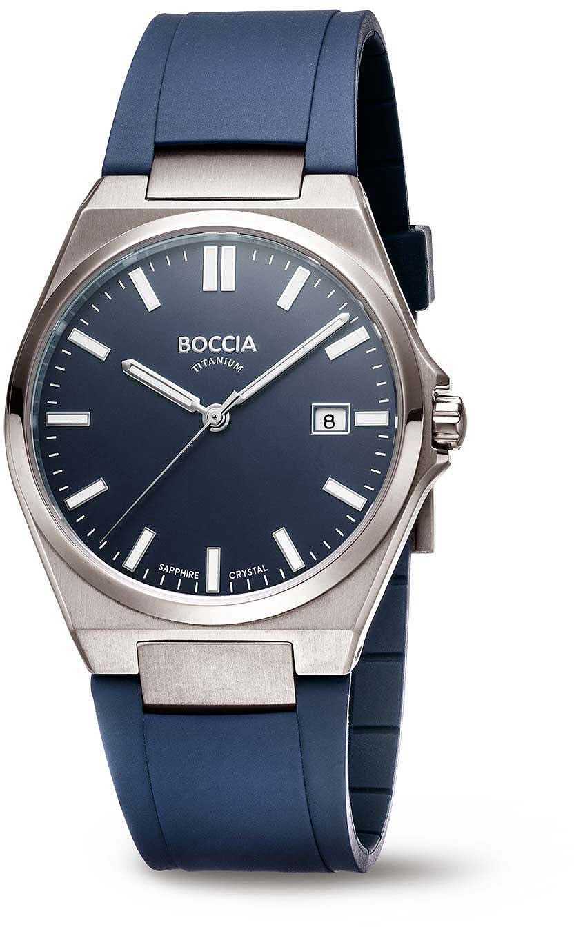 Boccia 3586-04 Herrenuhr - Reintitan - Saphirglas
