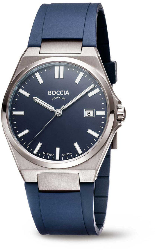 Boccia 3586-04 Herren Uhr • Reines Titan • Saphirglas