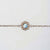 Composition Armband mit blauem Perlmutt Anhänger - Holzkern Modell: Jewelry