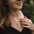 Opacity Halskette mit rundem Holz Anhänger - Holzkern Modell: Jewelry
