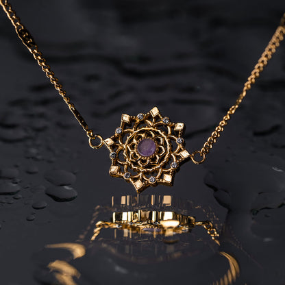 Aphonia Armband mit Schneeflocken Anhänger - Holzkern Modell: Jewelry