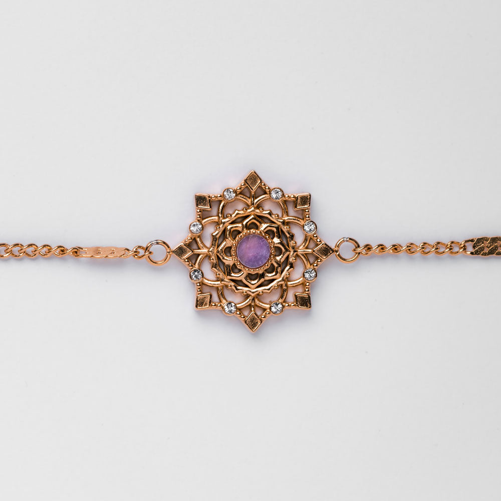 Aphonia Armband mit Schneeflocken Anhänger - Holzkern Modell: Jewelry