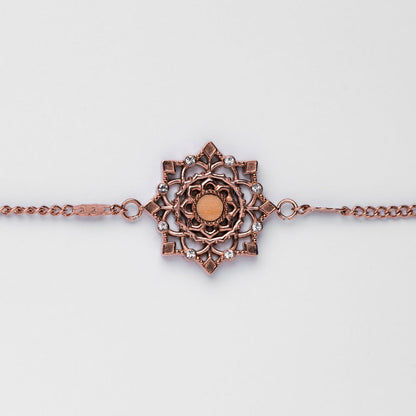 Aphonia Armband mit Schneeflocken Anhänger - Holzkern Modell: Jewelry