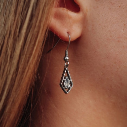 Daydreamer Ohrhänger mit Stein - Holzkern Modell: Jewelry