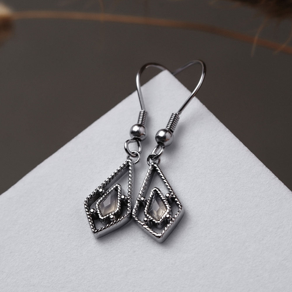 Daydreamer Ohrhänger mit Stein - Holzkern Modell: Jewelry