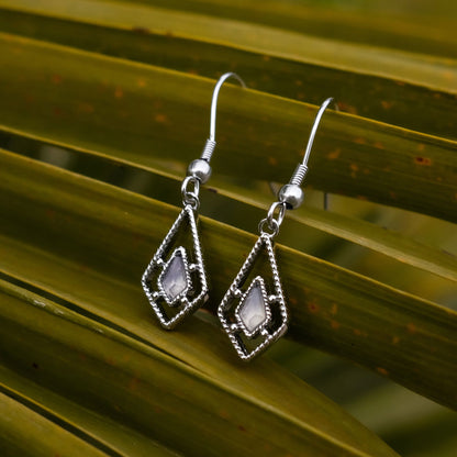 Daydreamer Ohrhänger mit Stein - Holzkern Modell: Jewelry