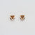 Scale Ohrstecker Dreieck - Holzkern Modell: Jewelry