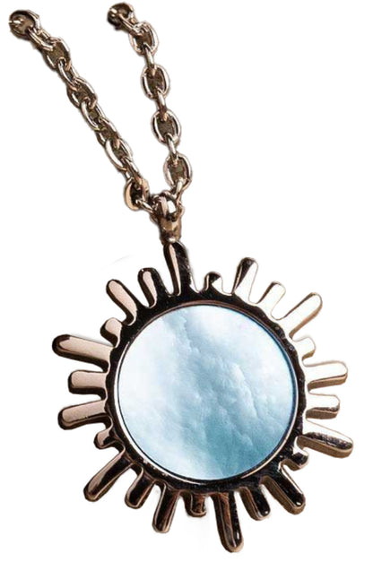 Shade Halskette mit Sonnen Anhänger - Holzkern Modell: Jewelry