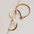Awakening Halskette (Marmor/Gold) Schlangenkette mit eckigem Anhänger - Holzkern Modell: Jewelry