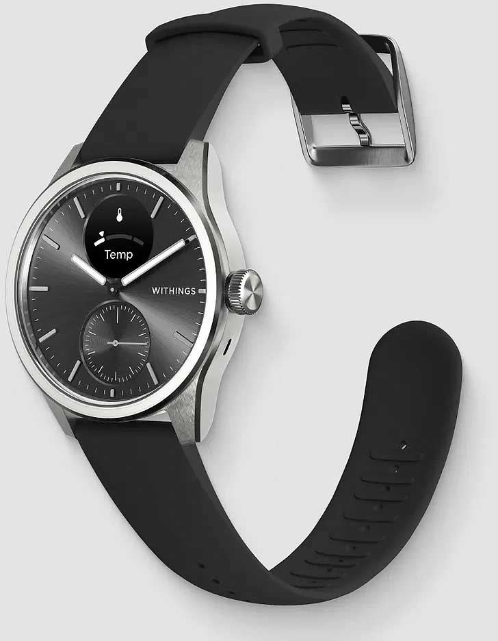 Withings WITHINGS-SCANWATCH Unisex Uhr • EKG-Funktion • Saphirglas