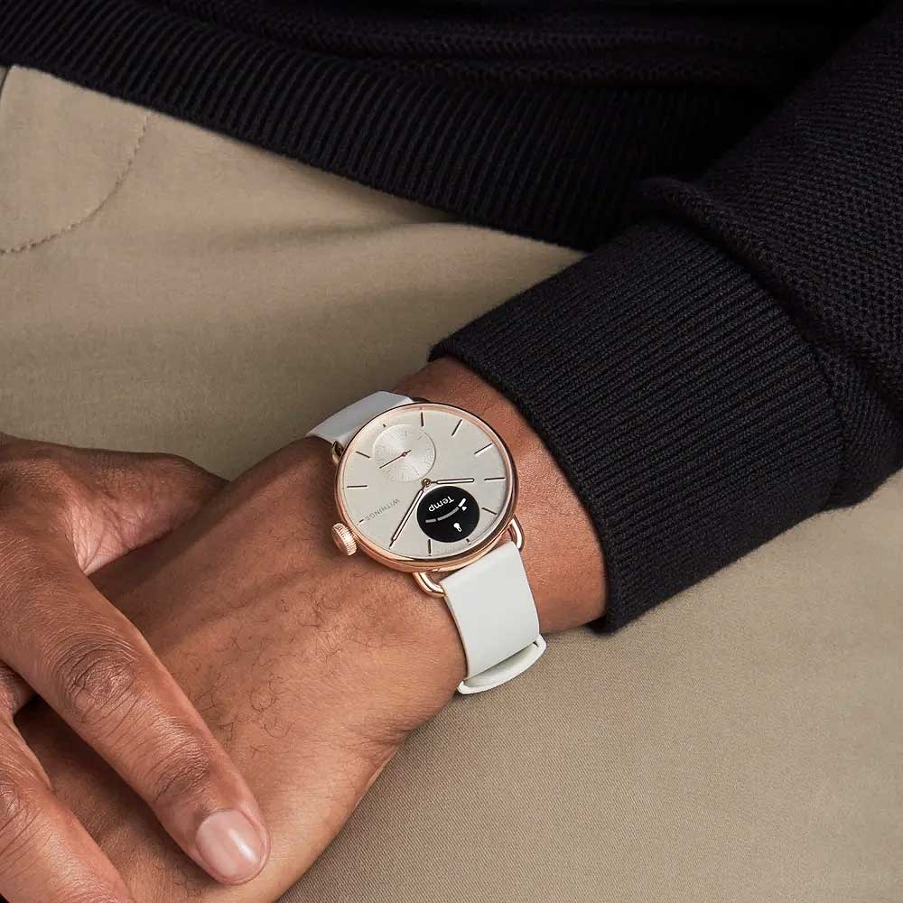 Withings ScanWatch 2 SCANWATCH2-38RGW Damen Uhr • Klinisch validierte Gesundheits-Tracker • Lange Akkulaufzeit