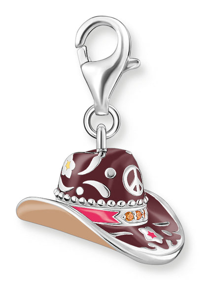 Thomas Sabo Charm-Anhänger Cowboy-Hut Silber