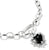 Thomas Sabo Charm-Anhänger Vintage-Herz schwarz Connect Silber