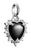 Thomas Sabo Charm-Anhänger Vintage-Herz schwarz Connect Silber