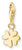 Thomas Sabo Charm Pendant Four-Leaf Clover Gold Plated