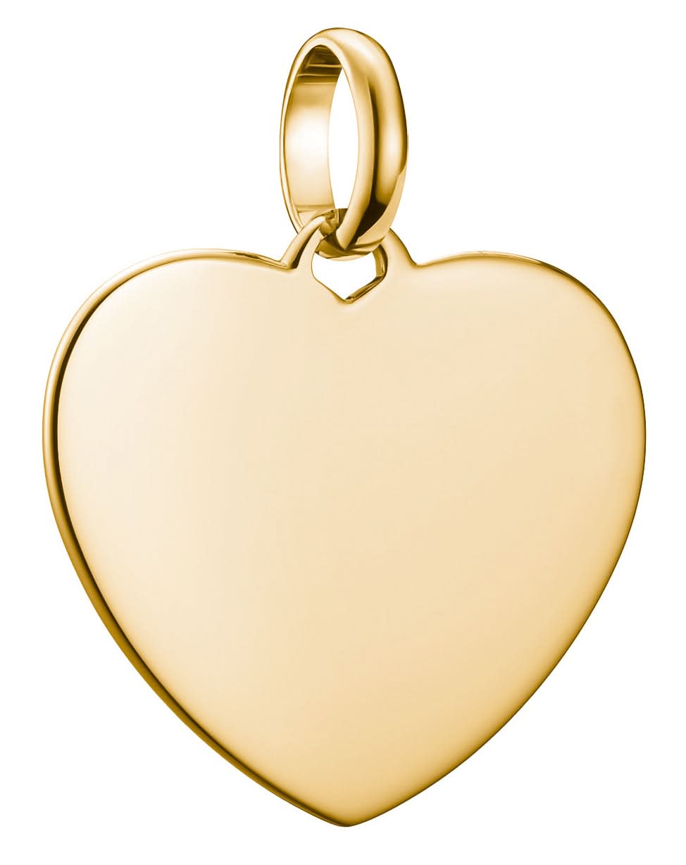 Thomas Sabo Charm-Anhänger Herz groß Connect vergoldet