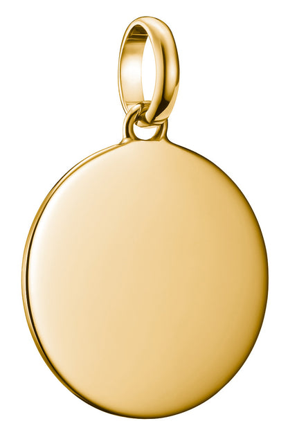 Thomas Sabo Charm-Anhänger Coin groß Connect vergoldet