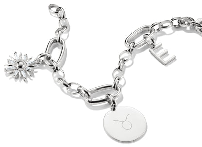 Thomas Sabo Charm-Anhänger Coin groß Connect Silber