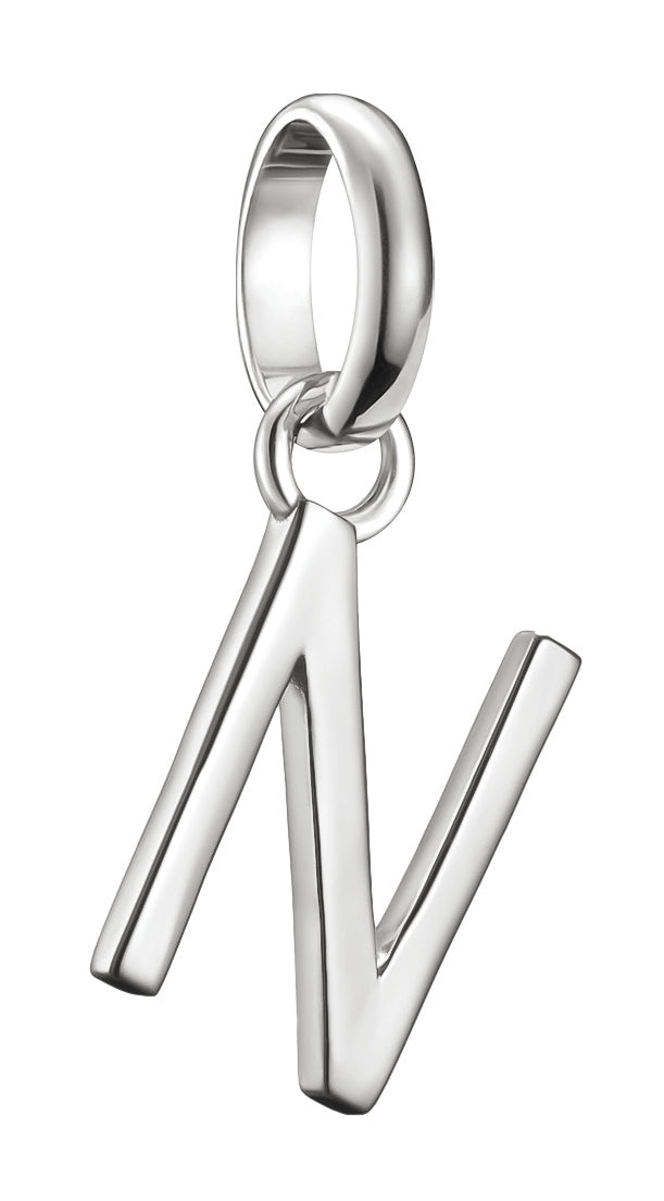 Thomas Savo Charm-Anhänger Buchstabe N Connect Silber