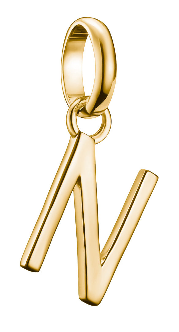 Thomas Sabo Charm-Anhänger Buchstabe N Connect vergoldet