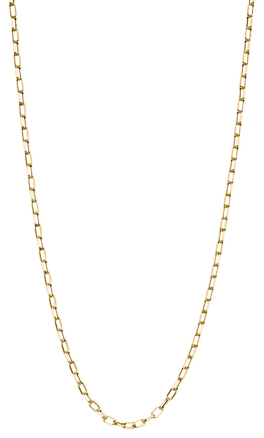 Thomas Sabo Charm-Kette Paperclip vergoldet 70 cm Länge