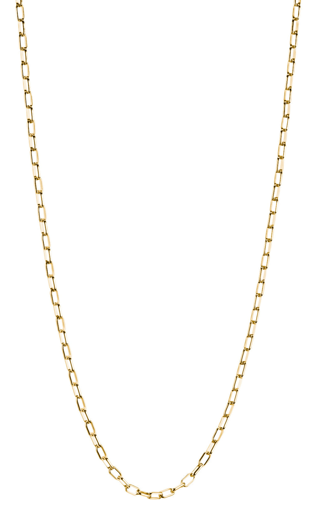 Thomas Sabo Charm-Kette Paperclip vergoldet 45 cm Länge