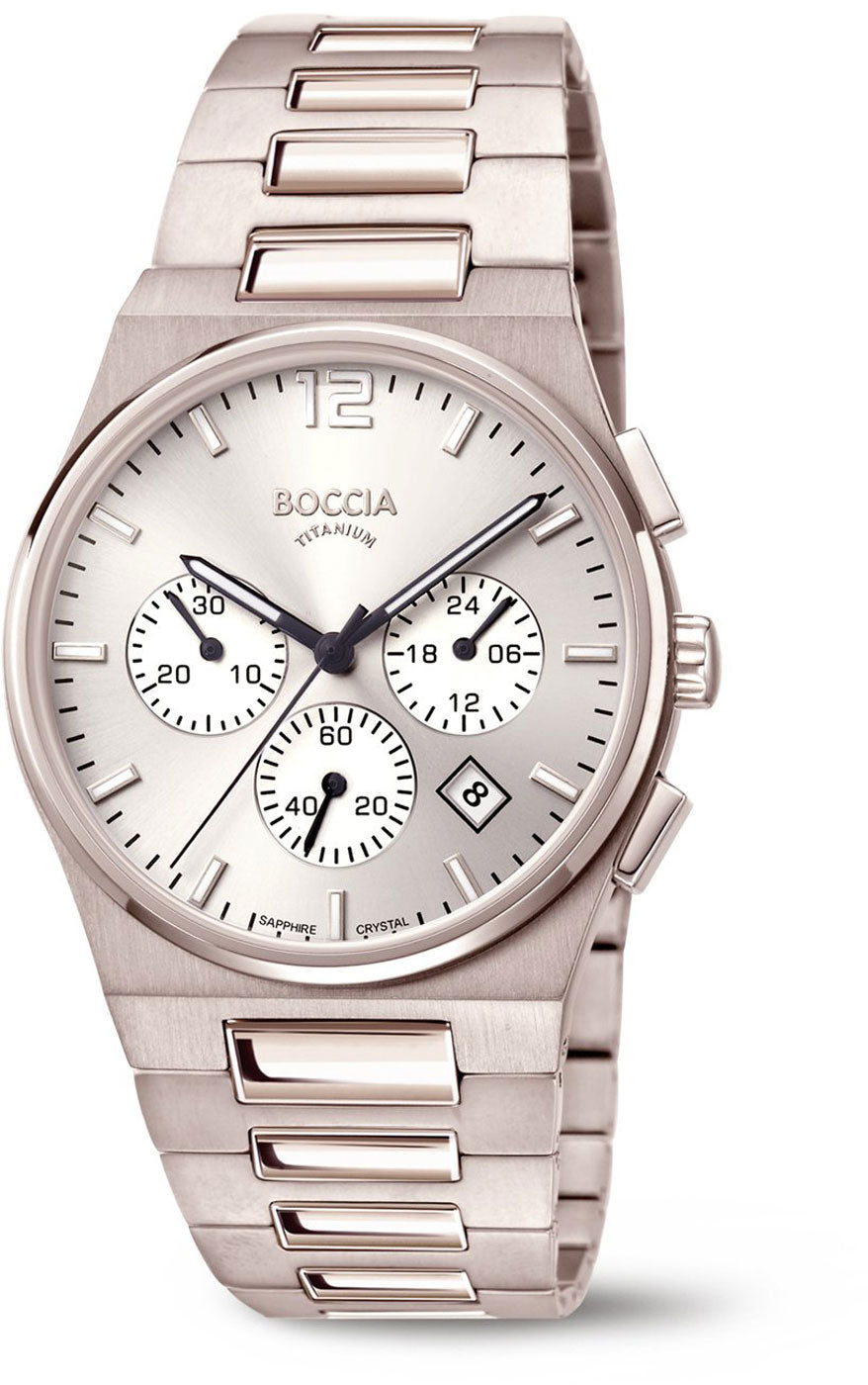 Boccia 672414 Uhr • Leicht & Hautfreundlich • Robustes Reintitan