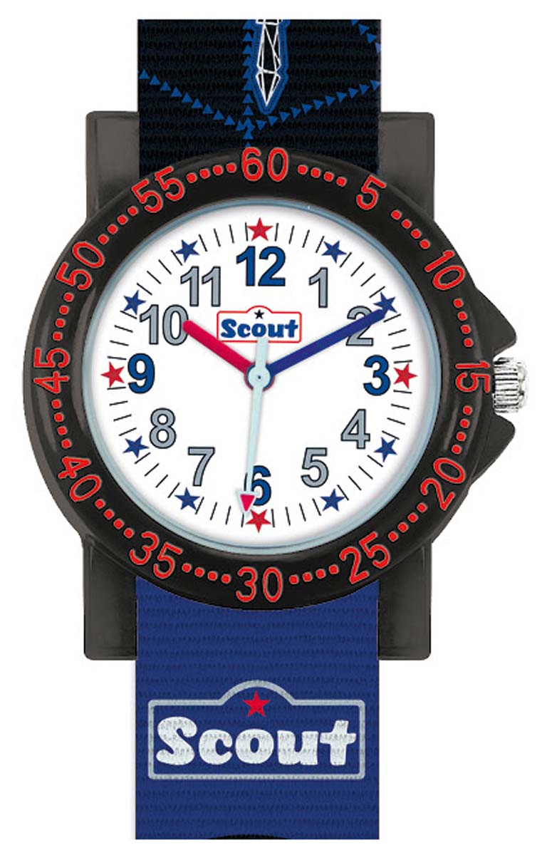 Scout 375.020 Jungen Uhr • Robust • Klares Zifferblatt • 5 Bar wasserdicht