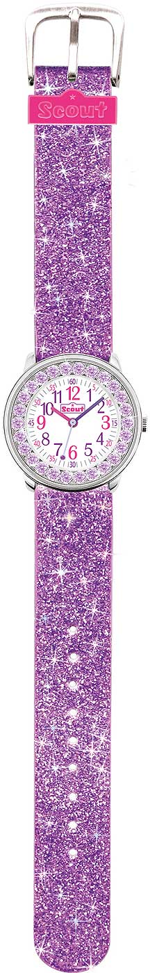 Scout Darling Collection 381011 Mädchen Uhr • Funkelnde Glassteine • 5 Bar wasserdicht