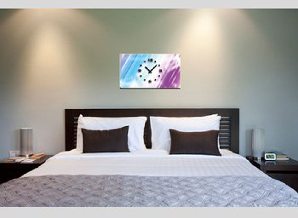 moderne Wanduhr in 3-D-Optik - Dixtime Modell: 3D-0431