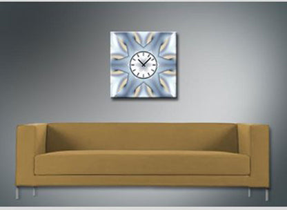 Dixtime Wanduhr 30 cm Ø Aluminium • Lautloses Uhrwerk • Modernes Design