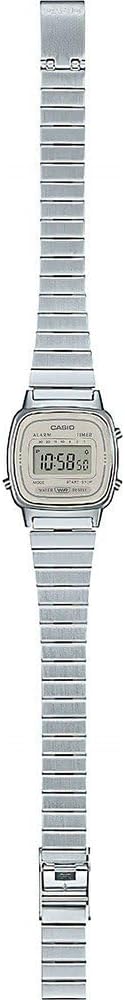 Casio Collection LA670WEA-8AEF Uhr • Edelstahlarmband • Digital