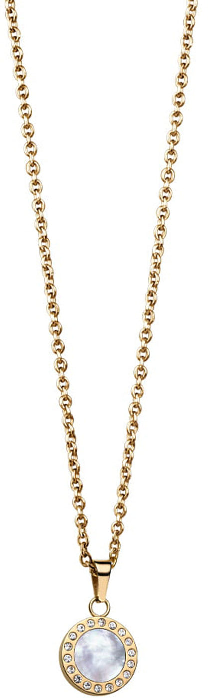 ForYou-Set Halskette mit Anhänger und Ohrstecker - Bering Jewelry Modell: 427-707-Gold