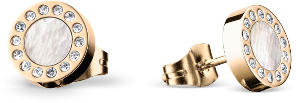 ForYou-Set Halskette mit Anhänger und Ohrstecker - Bering Jewelry Modell: 427-707-Gold