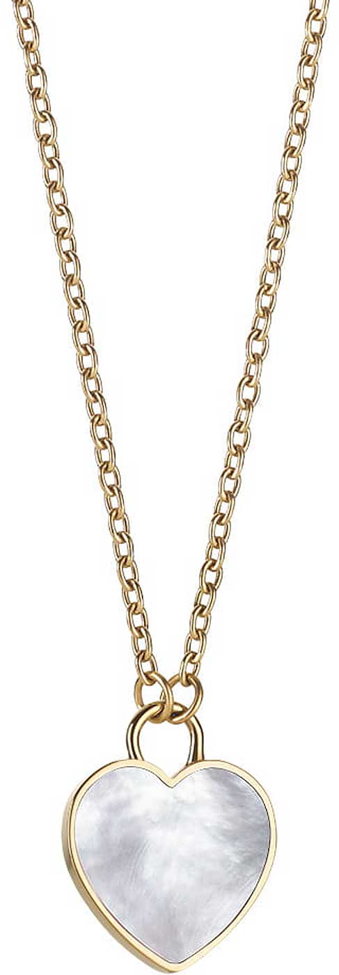 Halskette aus Edelstahl mit Herz Anhänger - Bering Jewelry Modell: 431-27-450