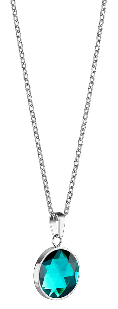 Halskette aus Edelstahl mit rundem Anhaenger Bering Modell 436156450