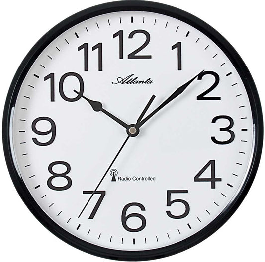 Wanduhr Gehäusedurchmesser 25,5 cm - Atlanta Modell: 4378/7
