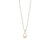 Arctic Pavé Halskette: Elegantes Gold Design mit funkelnden Kristallen - Bering Modell: 457-27-500