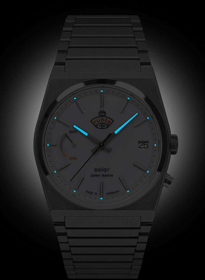 Ruhla Space Control 4640M5 Herren Uhr • Solarwerk • Saphirglas
