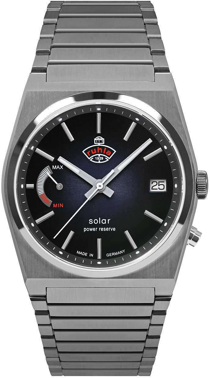 Ruhla Space Control 4640M5 Herren Uhr • Solar • Saphirglas