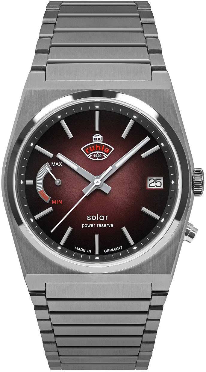 Ruhla Space Control 4640M5 Herren Uhr • Solarwerk • Saphirglas