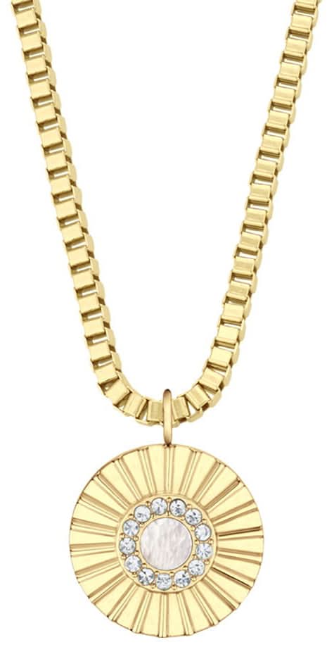 Halskette aus Edelstahl - Arctic Flowers Gold glänzend - BERING Modell: 465-259-450