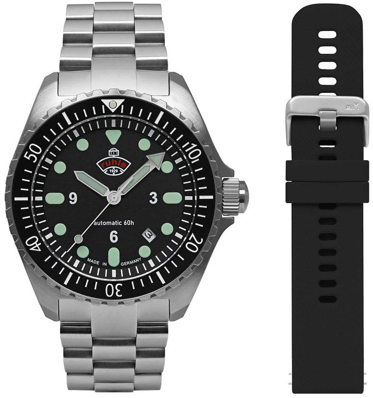 Ruhla NVA Kommando Minentaucher 4960M5_set Herrenuhr • Made in Germany • Legendäres Design