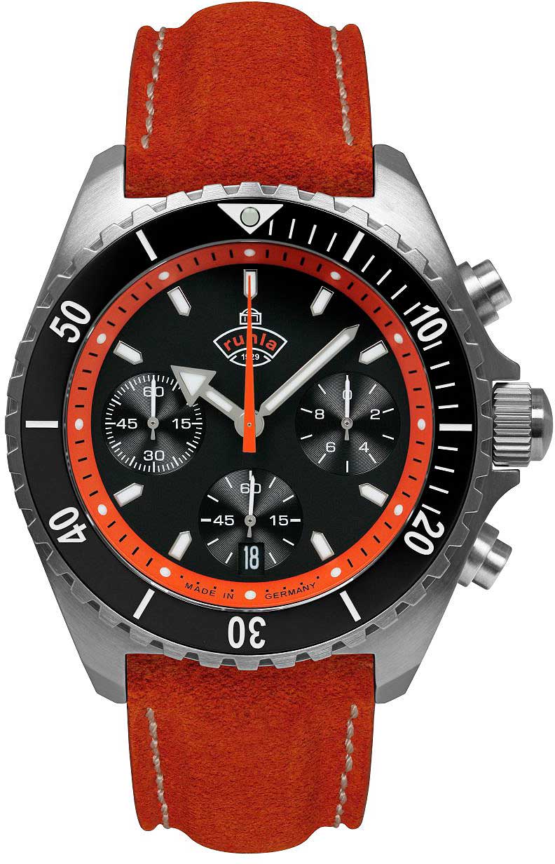 Ruhla Glasbach Cup 49702 Herren Uhr • Quarz • Edelstahl